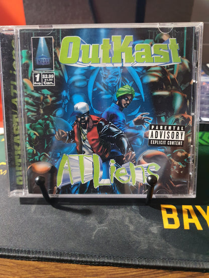 OutKast ATLiens CD PA 1996 Hip Hop Vintage Southern Rap Excellent Disc ARCD-6029