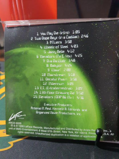 OutKast ATLiens CD PA 1996 Hip Hop Vintage Southern Rap Excellent Disc ARCD-6029