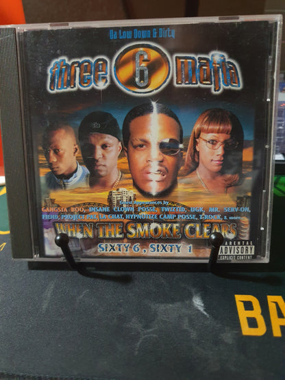 Three 6 Mafia When the Smoke Clears CD 2000 Loud Records REK-11732 PA 1st Print