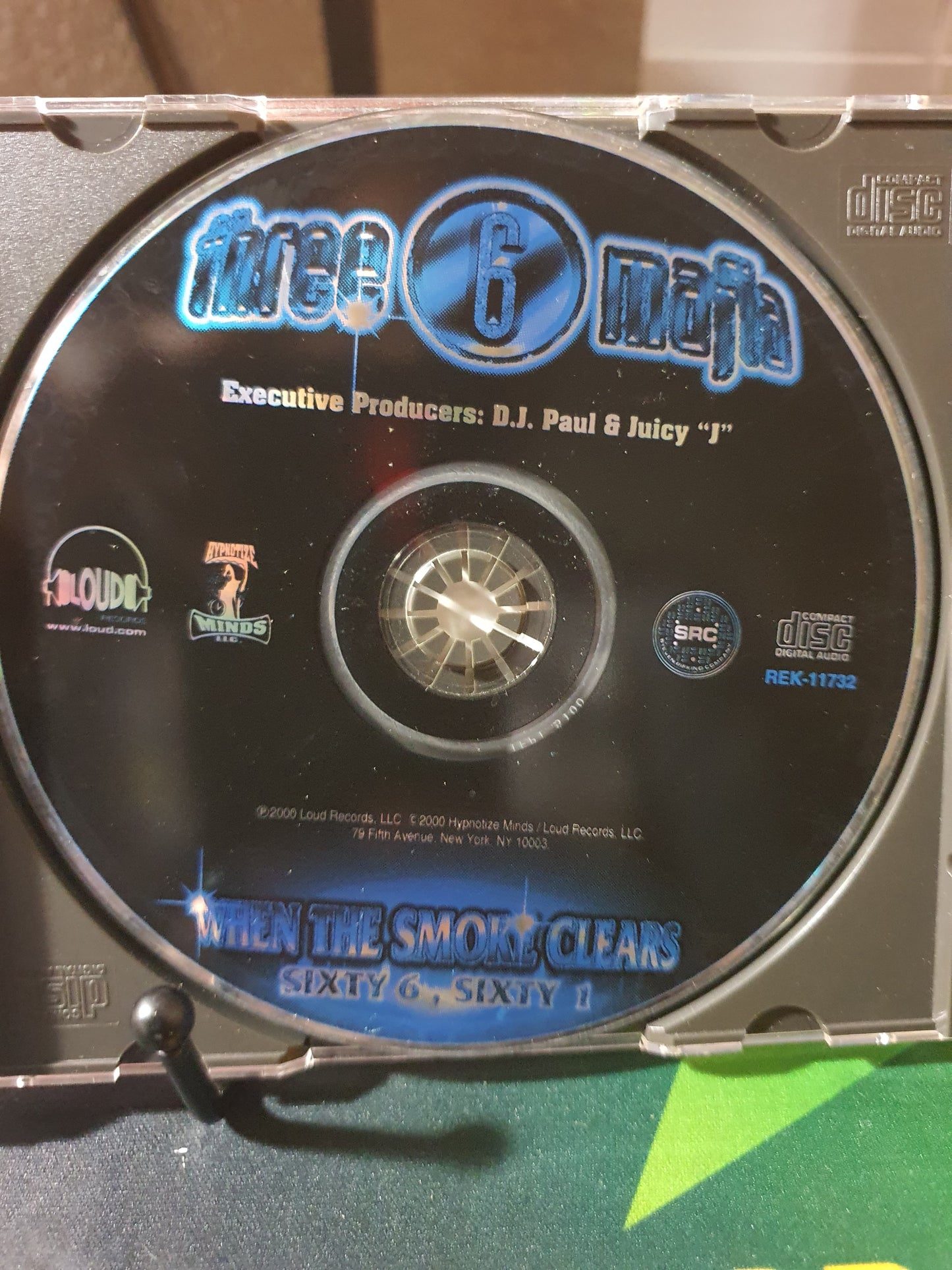 Three 6 Mafia When the Smoke Clears CD 2000 Loud Records REK-11732 PA 1st Print