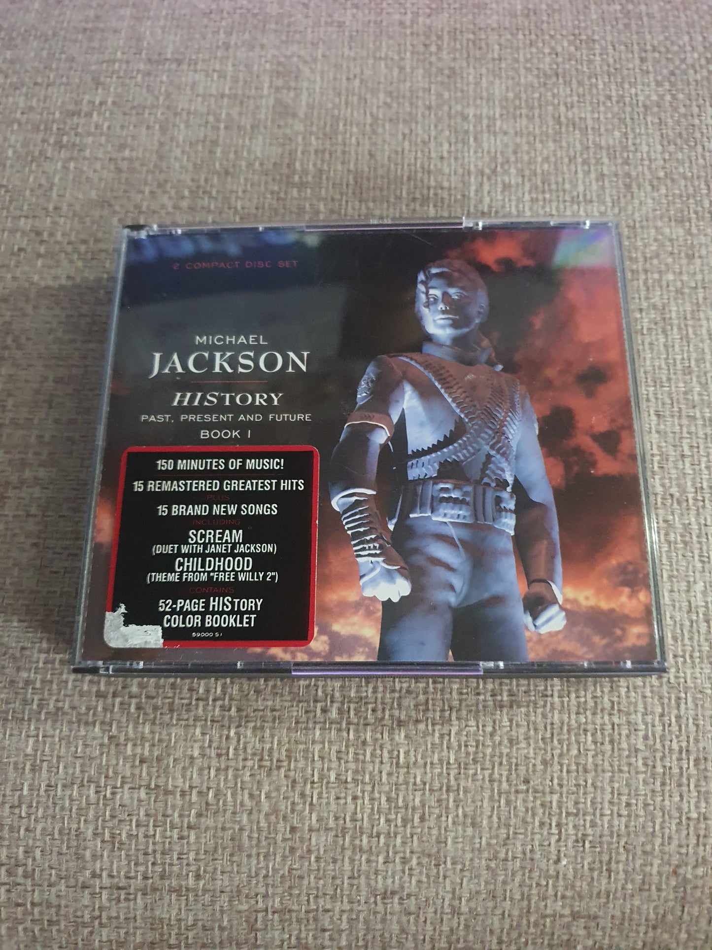 Michael Jackson : History 2 Disc Set & Booklet CD E2K 59000 VG+/EX