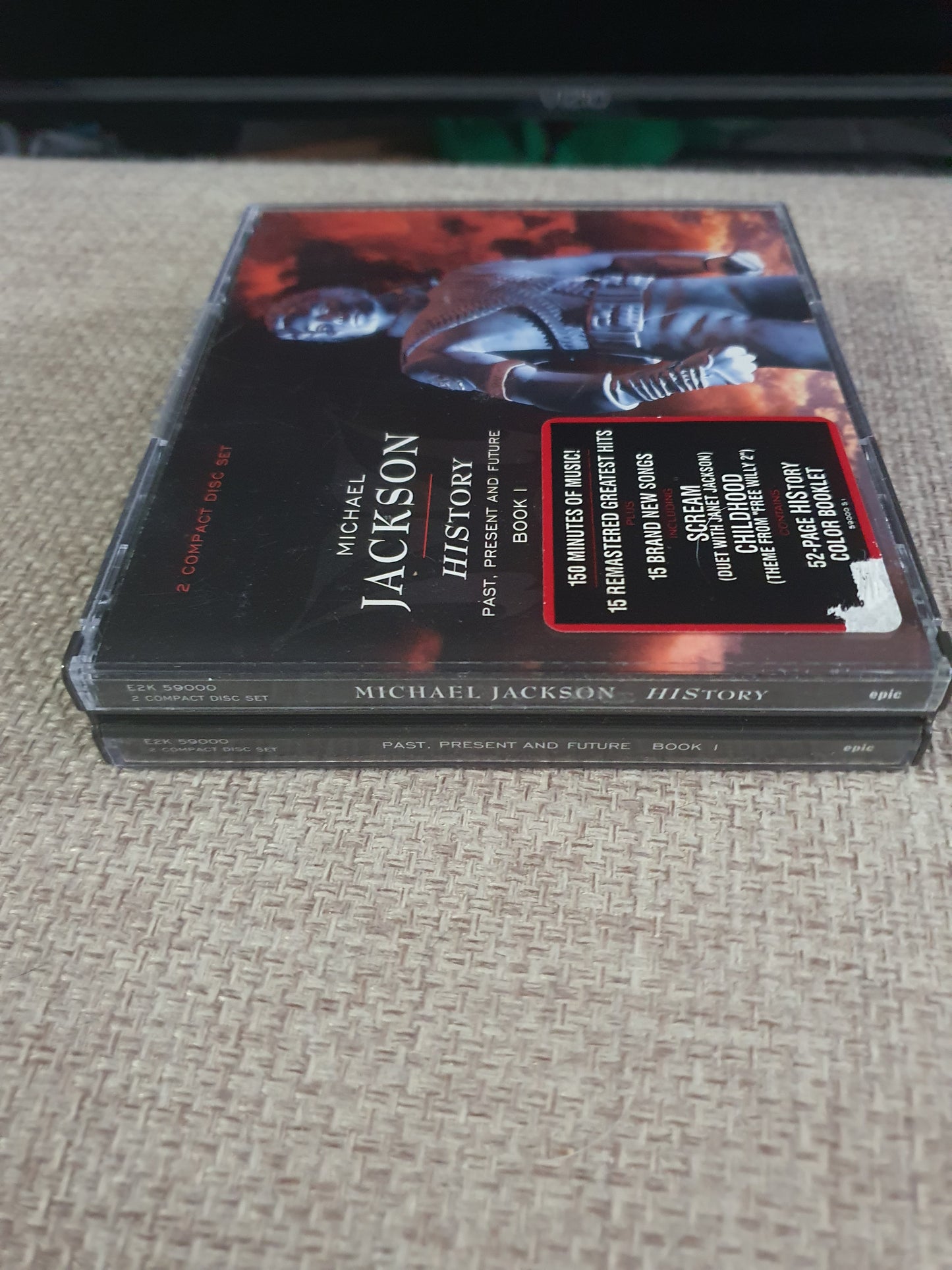 Michael Jackson : History 2 Disc Set & Booklet CD E2K 59000 VG+/EX