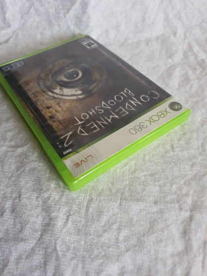 Condemned 2: Bloodshot (Microsoft Xbox 360, 2008) Videogame Disc Very Good