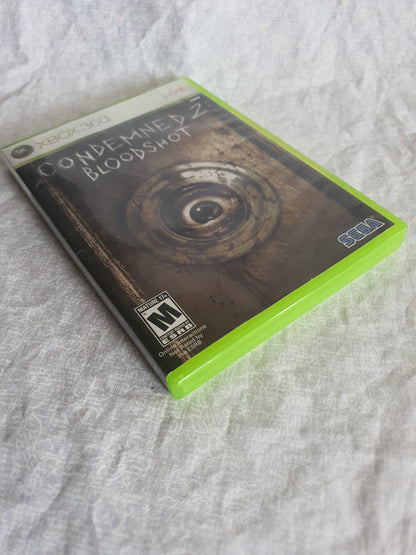 Condemned 2: Bloodshot (Microsoft Xbox 360, 2008) Videogame Disc Very Good