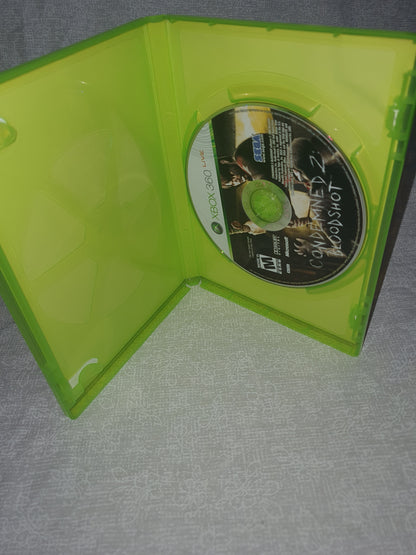 Condemned 2: Bloodshot (Microsoft Xbox 360, 2008) Videogame Disc Very Good
