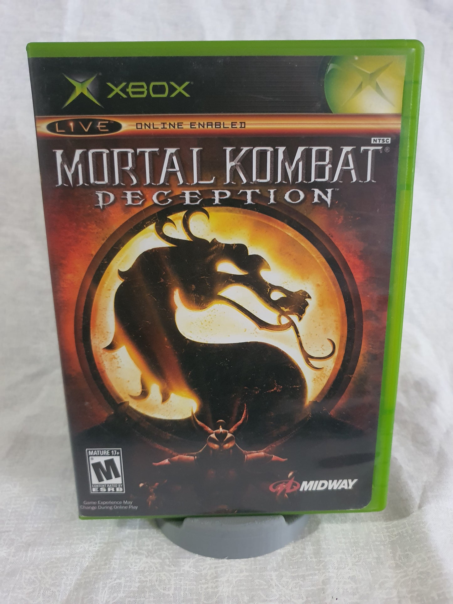 Mortal Kombat: Deception Microsoft Xbox 2004 Videogame Disc Very Good Free Ship