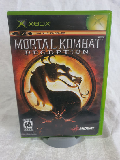 Mortal Kombat: Deception Microsoft Xbox 2004 Videogame Disc Very Good Free Ship