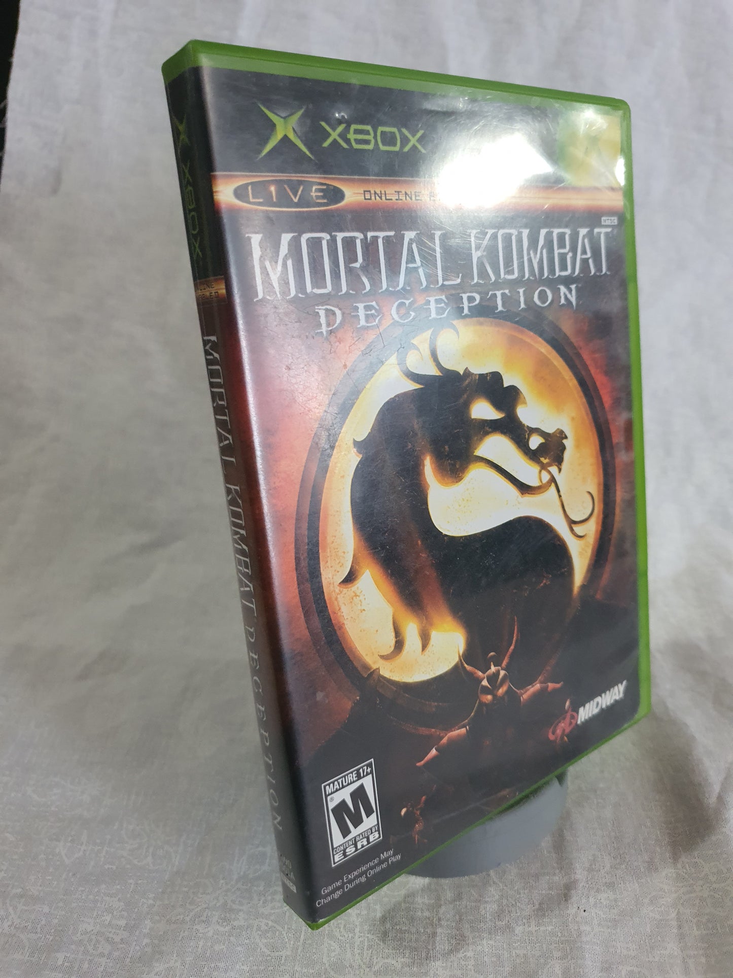 Mortal Kombat: Deception Microsoft Xbox 2004 Videogame Disc Very Good Free Ship