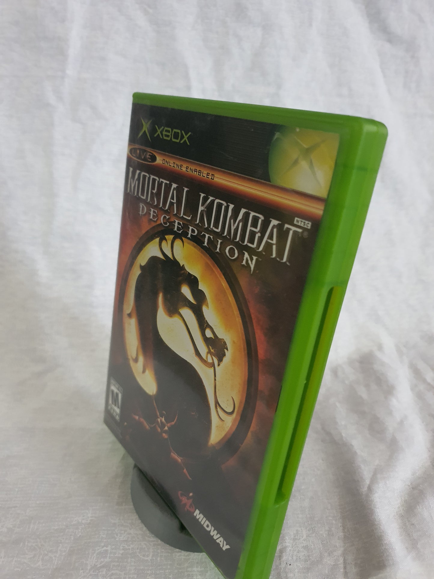 Mortal Kombat: Deception Microsoft Xbox 2004 Videogame Disc Very Good Free Ship