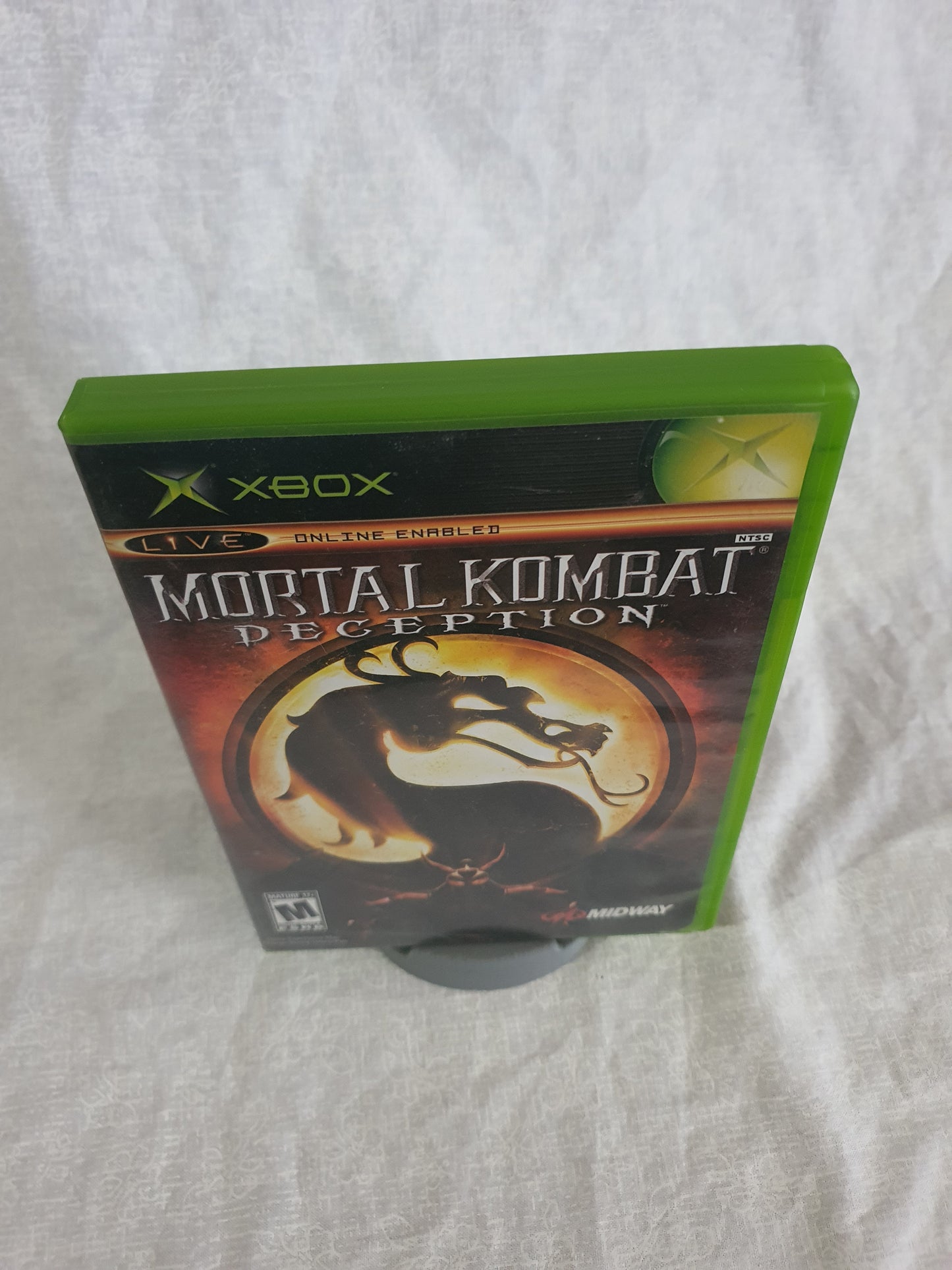 Mortal Kombat: Deception Microsoft Xbox 2004 Videogame Disc Very Good Free Ship