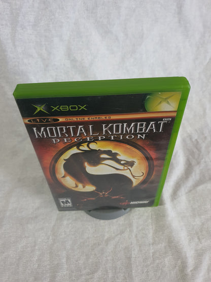 Mortal Kombat: Deception Microsoft Xbox 2004 Videogame Disc Very Good Free Ship
