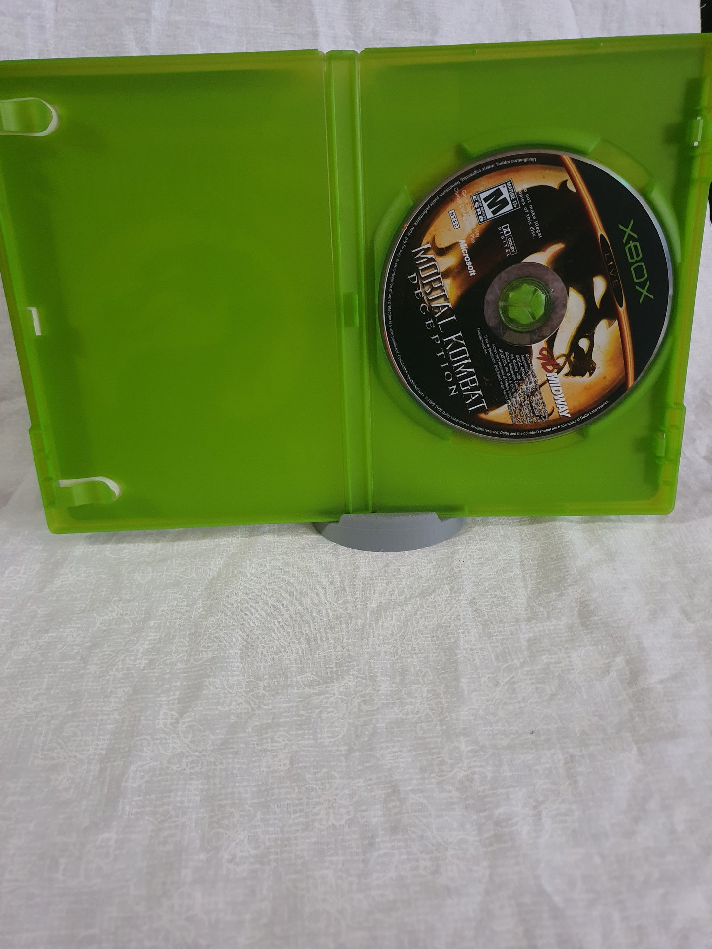 Mortal Kombat: Deception Microsoft Xbox 2004 Videogame Disc Very Good Free Ship