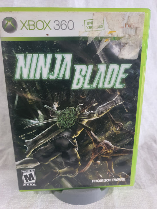 Ninja Blade (Microsoft Xbox 360, 2009) Videogame Disc Very Good Free Shipping