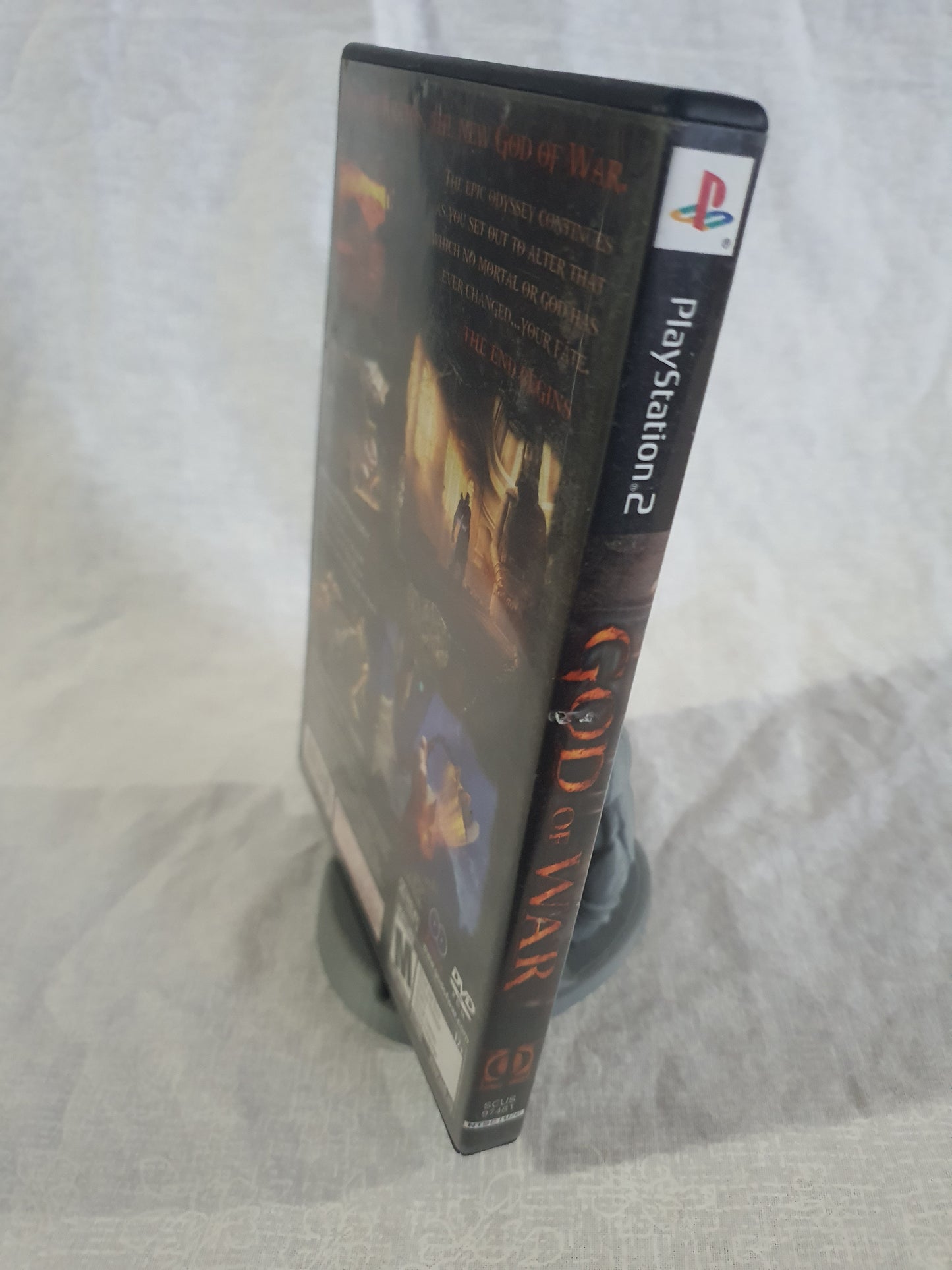 God of War II (Sony PlayStation 2, 2007) Videogame Disc 1 & Case Black Label VG