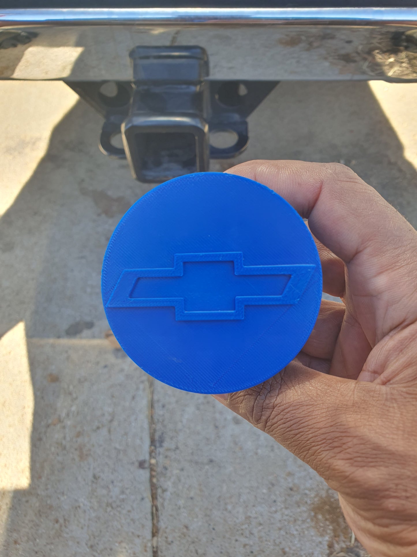 Chevy Chevrolet Truck Trailer Hitch Receiver Cover Plug Cap 2" Receiver Slip On Silverado 1500 Suburban