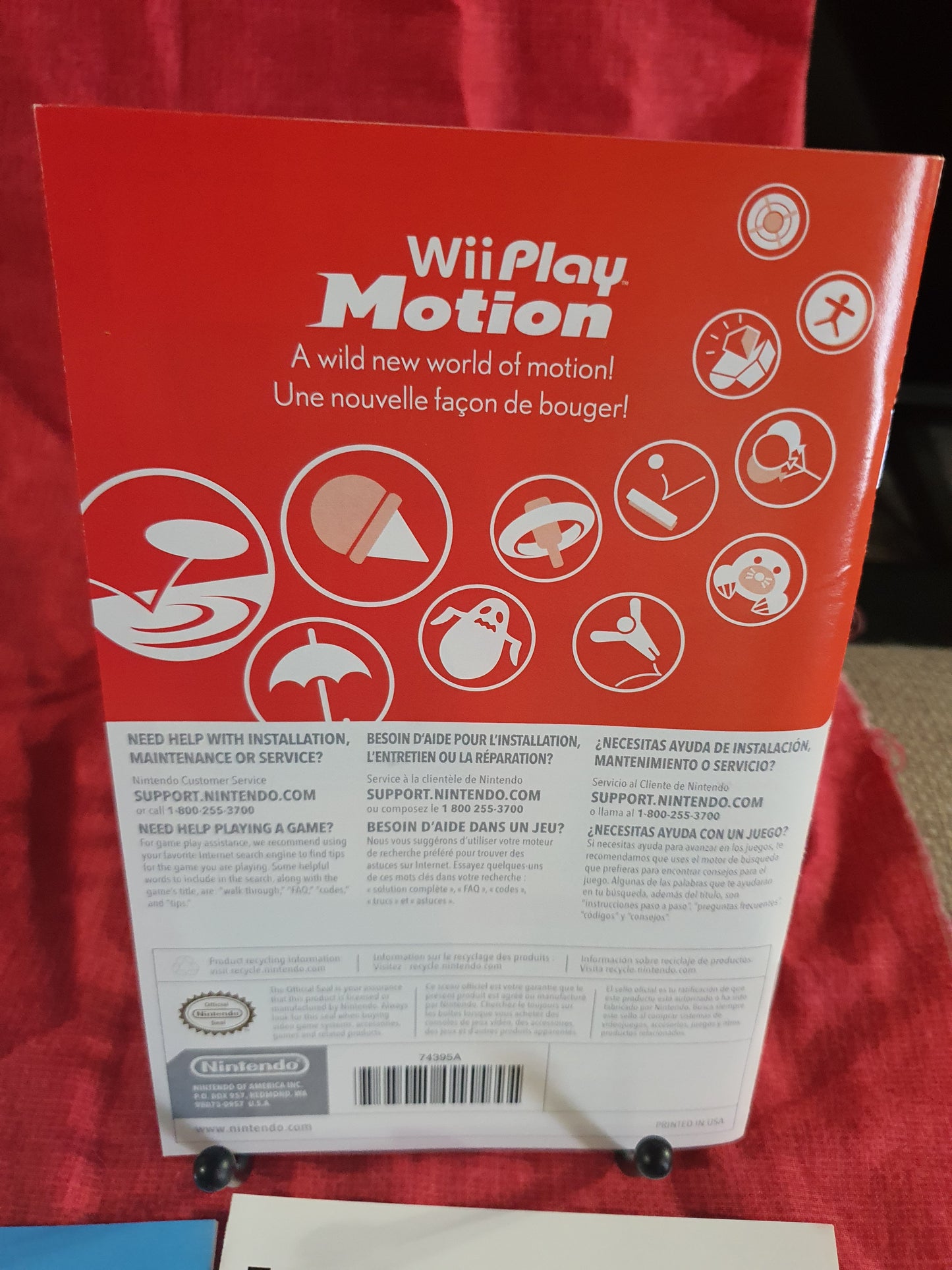 Wii Play Motion Nintendo 2011 Complete CIB Tested Disc Very Good RVL-SCBE-USA-B0