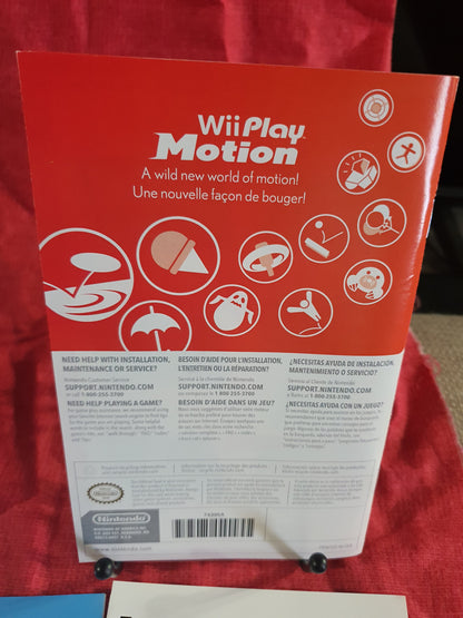 Wii Play Motion Nintendo 2011 Complete CIB Tested Disc Very Good RVL-SCBE-USA-B0
