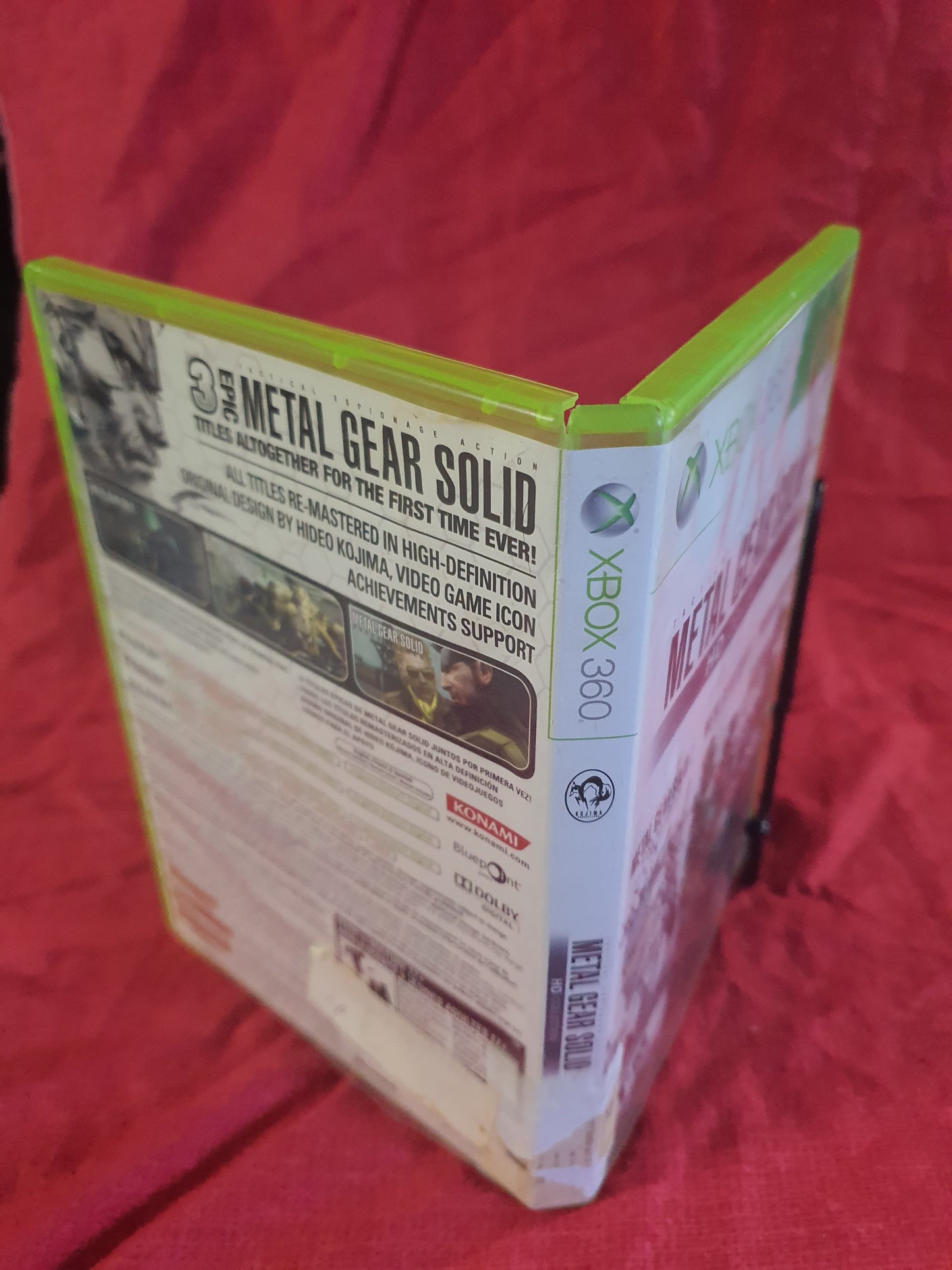 Metal Gear Solid HD Collection Case Manual Insert Near Mint NM NO GAME Xbox 360
