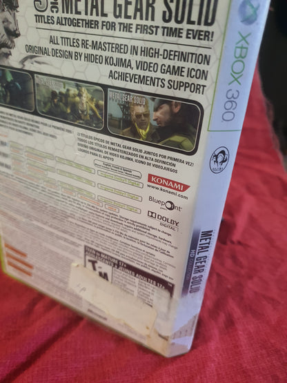 Metal Gear Solid HD Collection Case Manual Insert Near Mint NM NO GAME Xbox 360