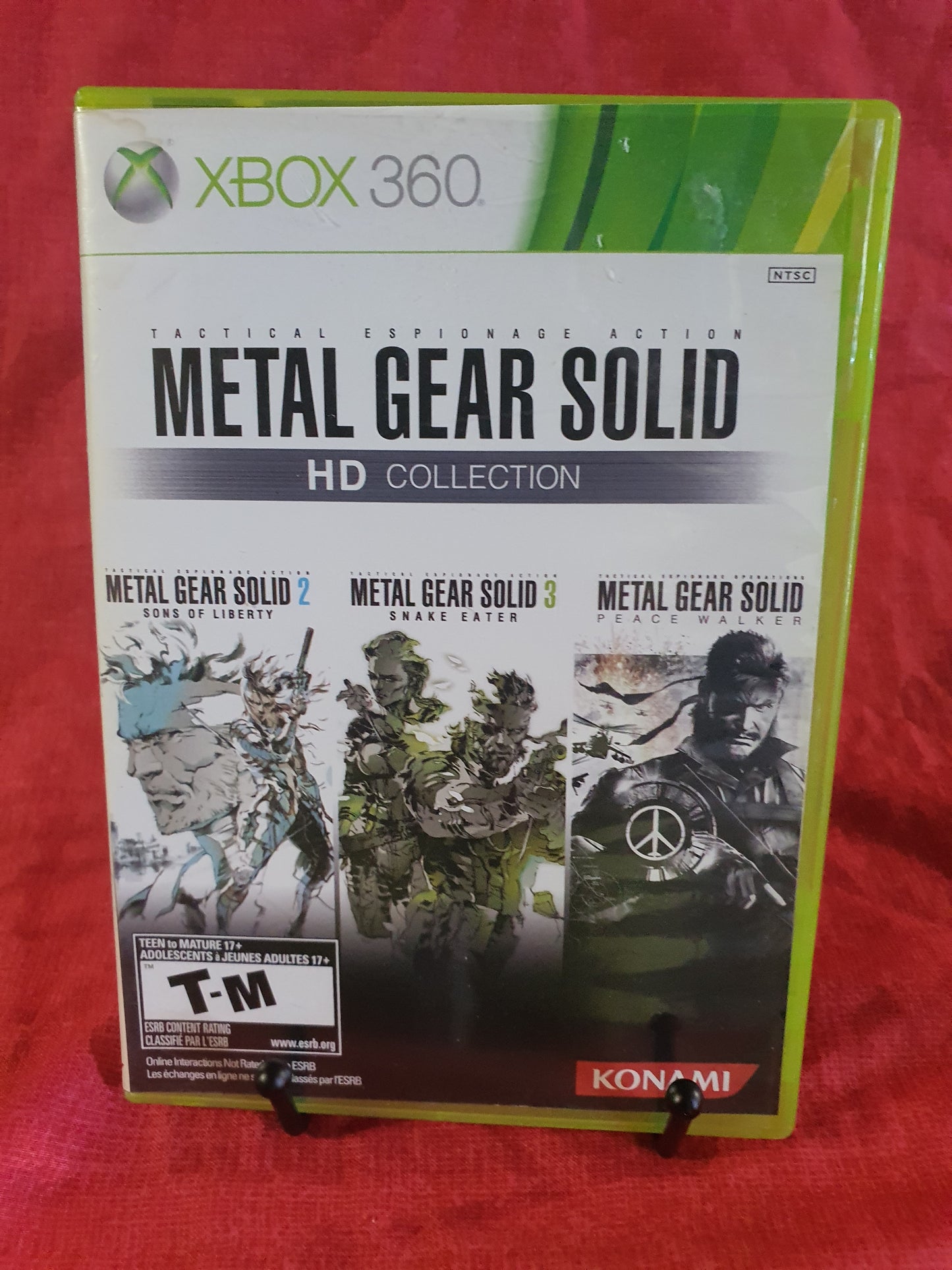 Metal Gear Solid HD Collection Case Manual Insert Near Mint NM NO GAME Xbox 360