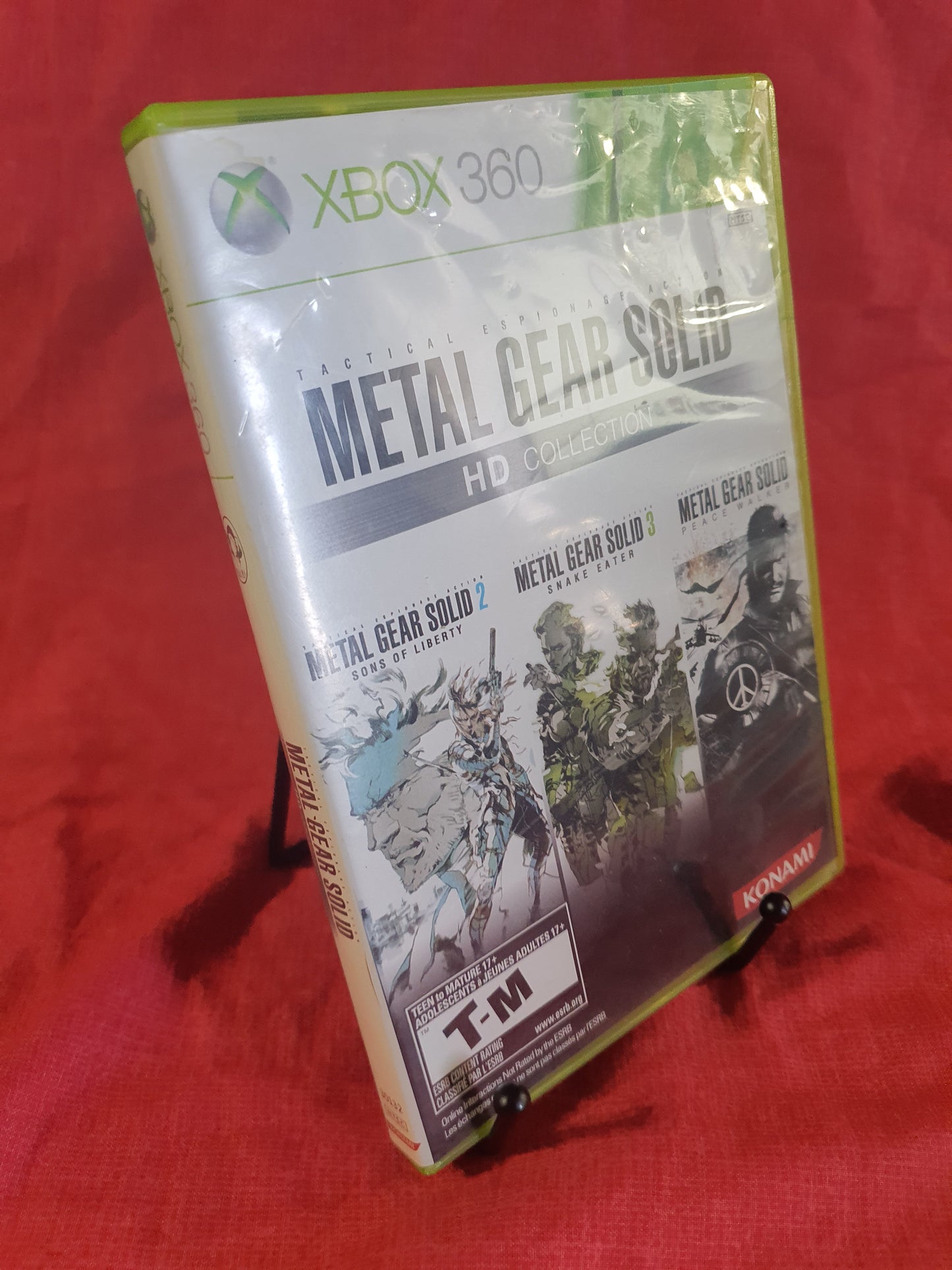 Metal Gear Solid HD Collection Case Manual Insert Near Mint NM NO GAME Xbox 360