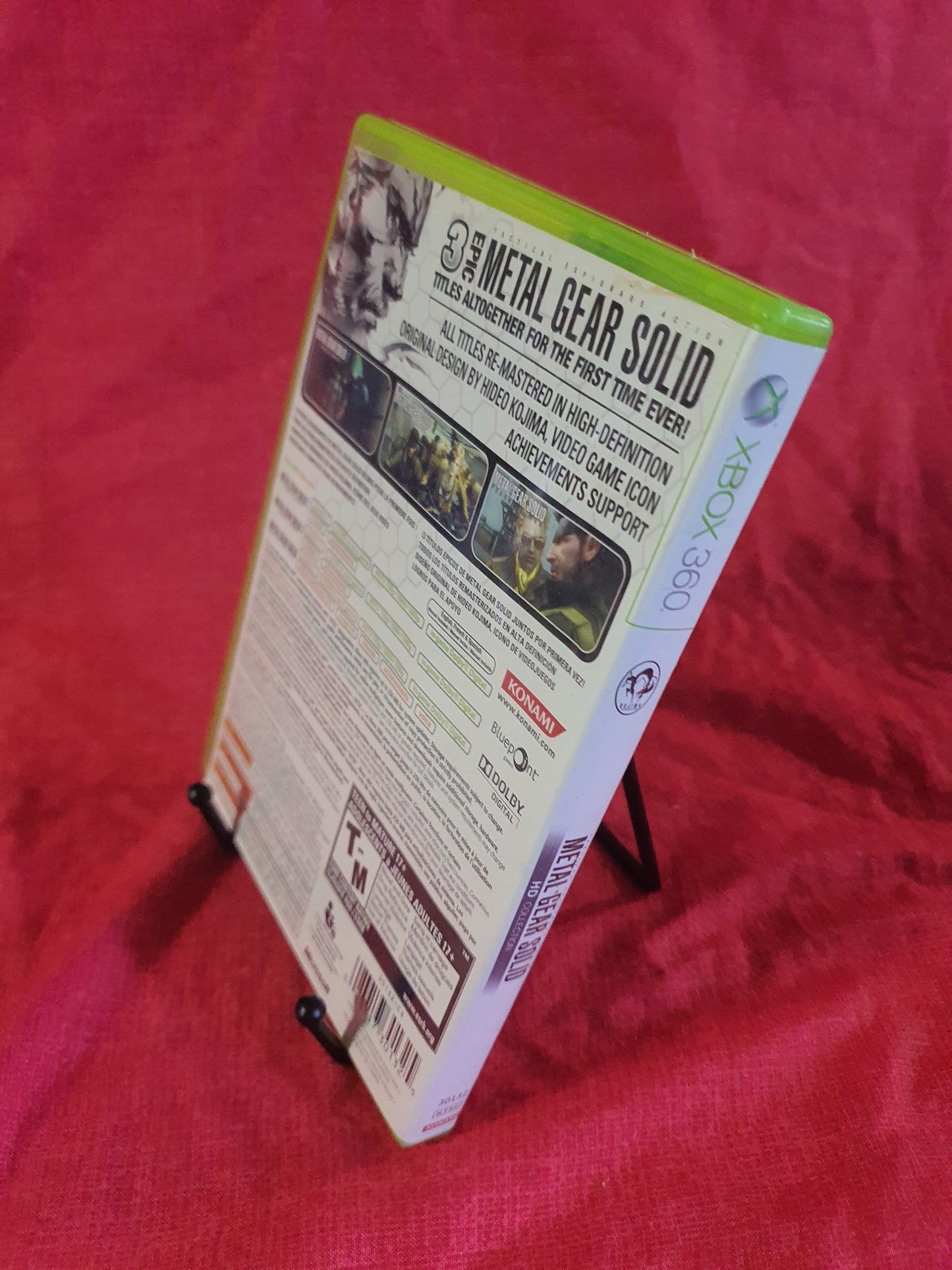 Metal Gear Solid HD Collection Case Manual Insert Near Mint NM NO GAME Xbox 360