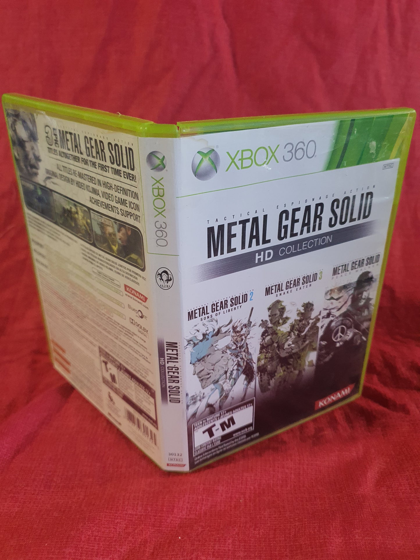 Metal Gear Solid HD Collection Case Manual Insert Near Mint NM NO GAME Xbox 360