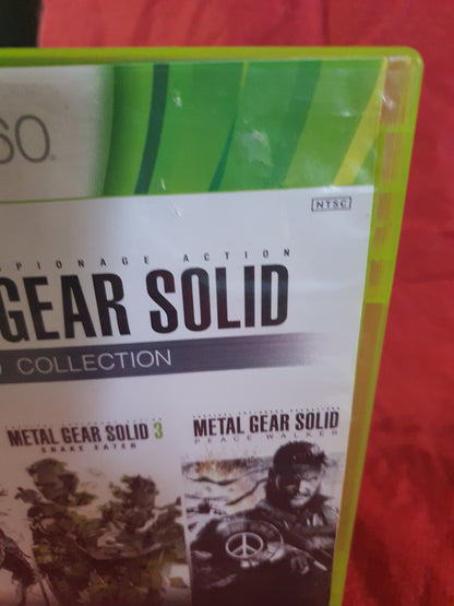 Metal Gear Solid HD Collection Case Manual Insert Near Mint NM NO GAME Xbox 360