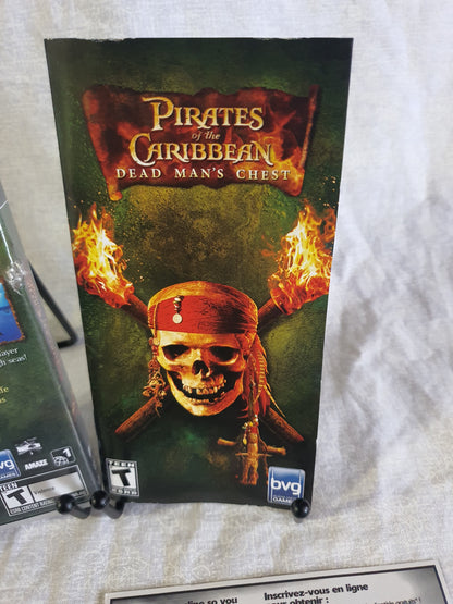 Pirates of the Caribbean Dead Mans Chest Complete PSP Registration Near Mint NM