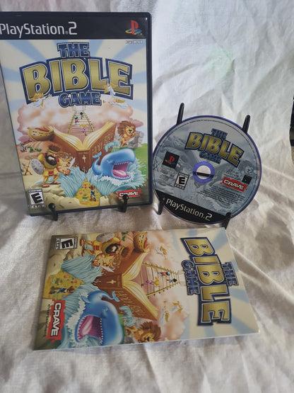 The Bible Game (Sony PlayStation 2, 2005) Disc VG Very Good CIB Complete Tested