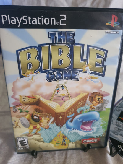 The Bible Game (Sony PlayStation 2, 2005) Disc VG Very Good CIB Complete Tested