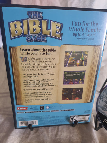 The Bible Game (Sony PlayStation 2, 2005) Disc VG Very Good CIB Complete Tested