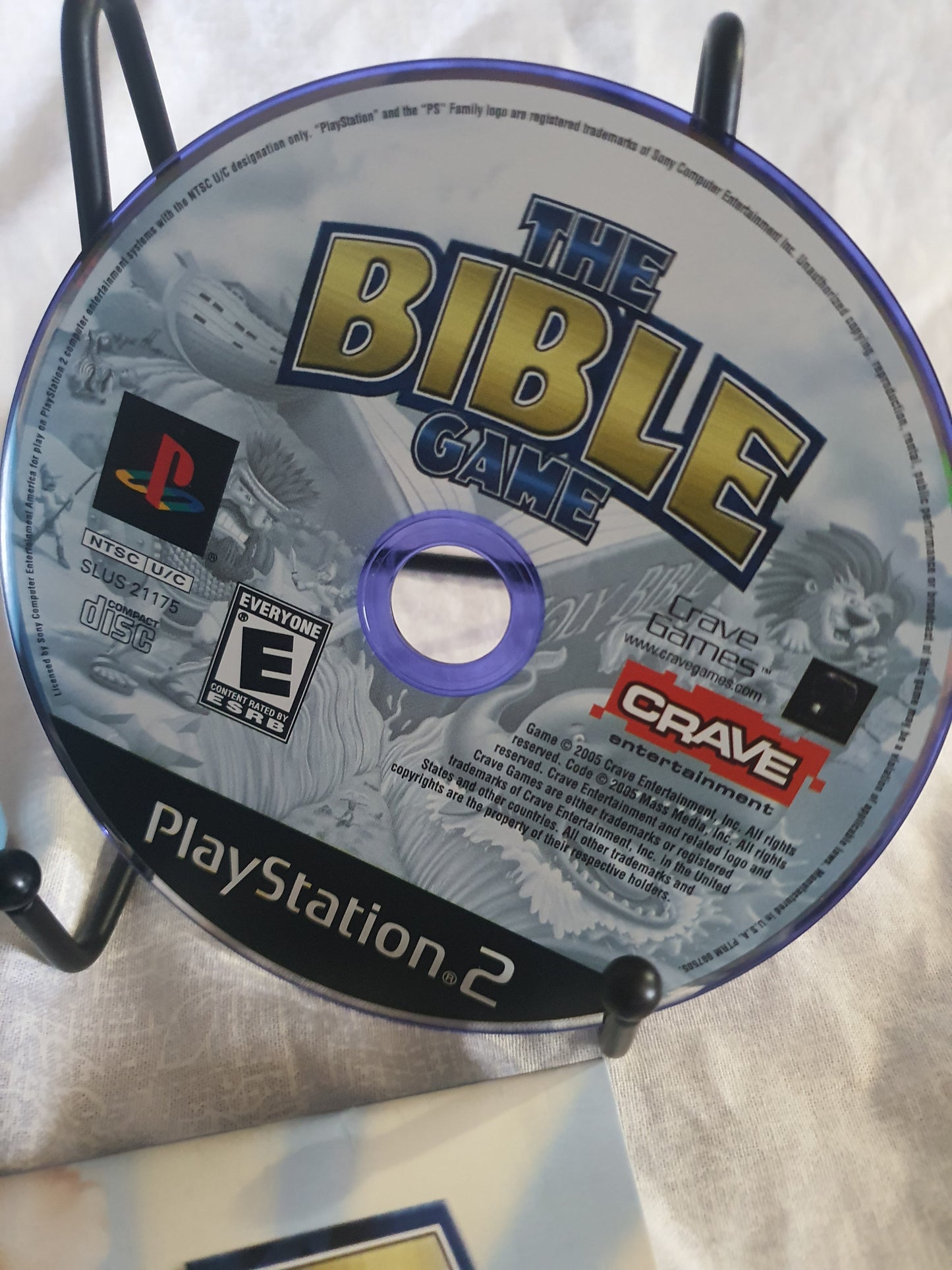 The Bible Game (Sony PlayStation 2, 2005) Disc VG Very Good CIB Complete Tested