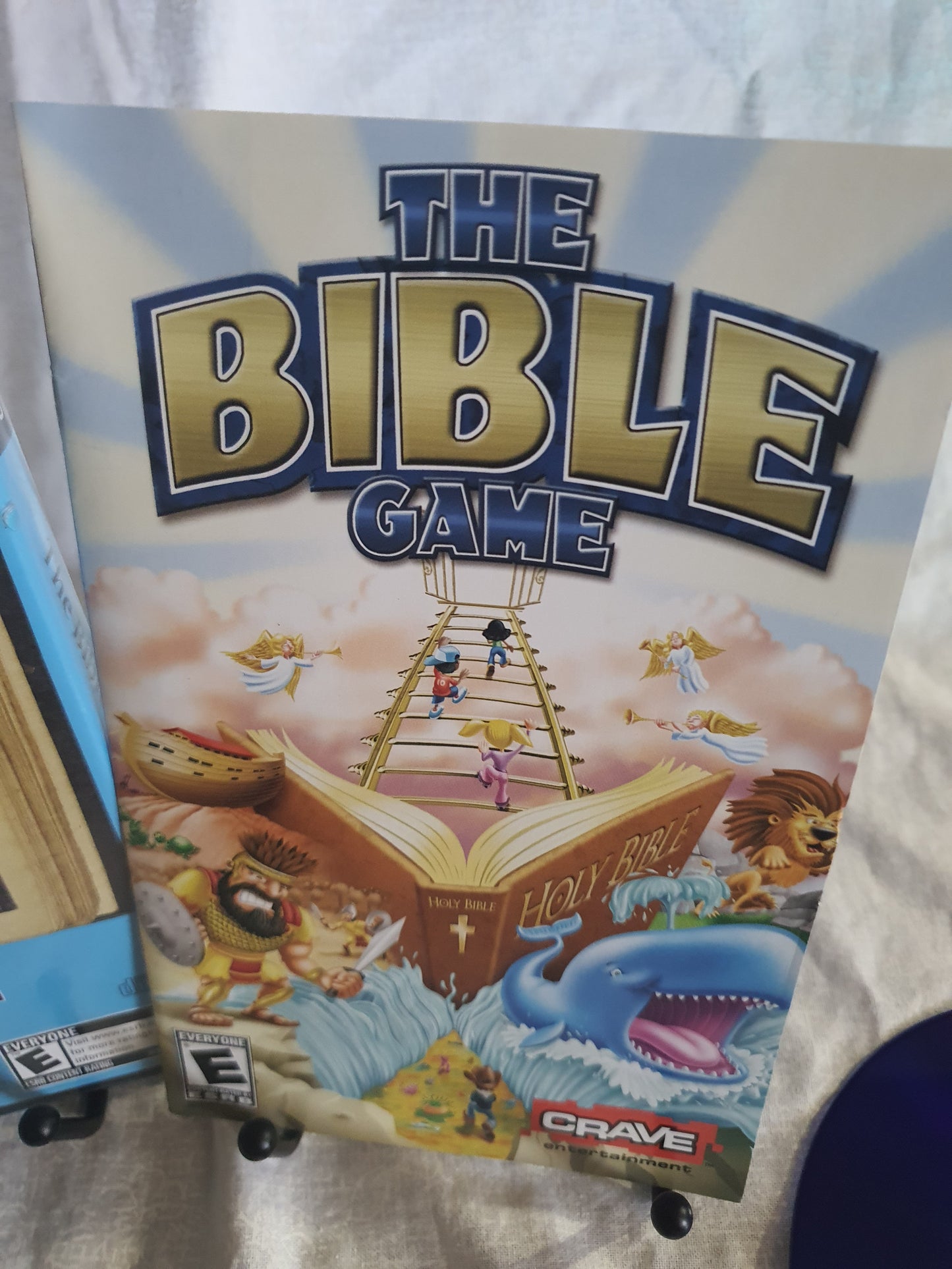The Bible Game (Sony PlayStation 2, 2005) Disc VG Very Good CIB Complete Tested