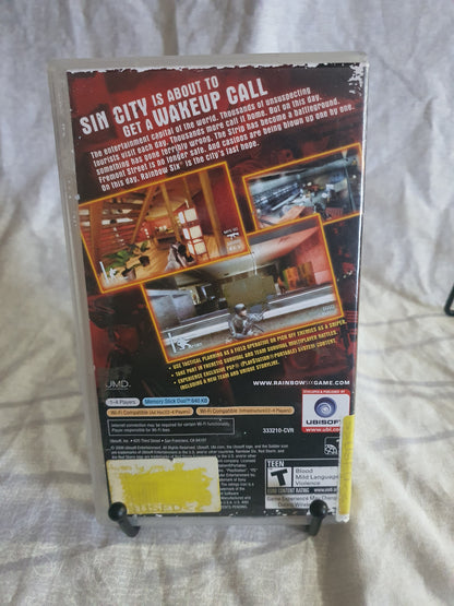 Tom Clancy's Rainbow Six: Vegas (Sony PSP, 2007) Complete CIB Tested