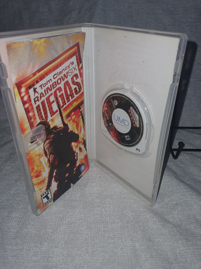 Tom Clancy's Rainbow Six: Vegas (Sony PSP, 2007) Complete CIB Tested