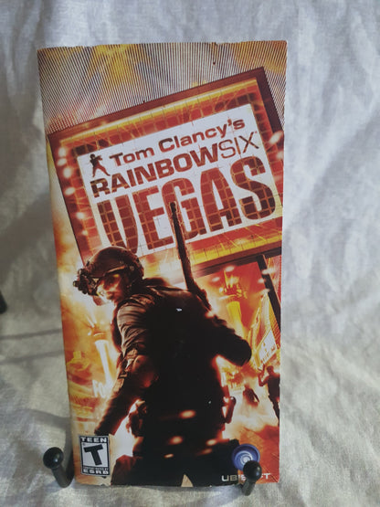 Tom Clancy's Rainbow Six: Vegas (Sony PSP, 2007) Complete CIB Tested