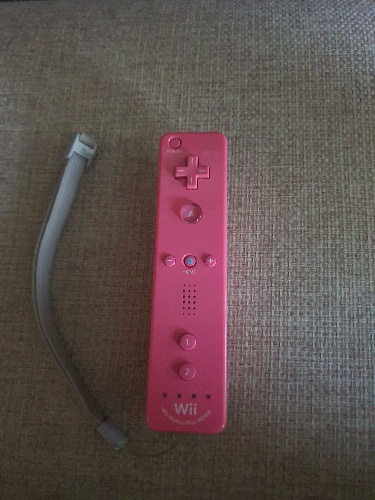 Official Wii Remote Nintendo Motion Plus Inside U OEM Controller Pink RVL-036