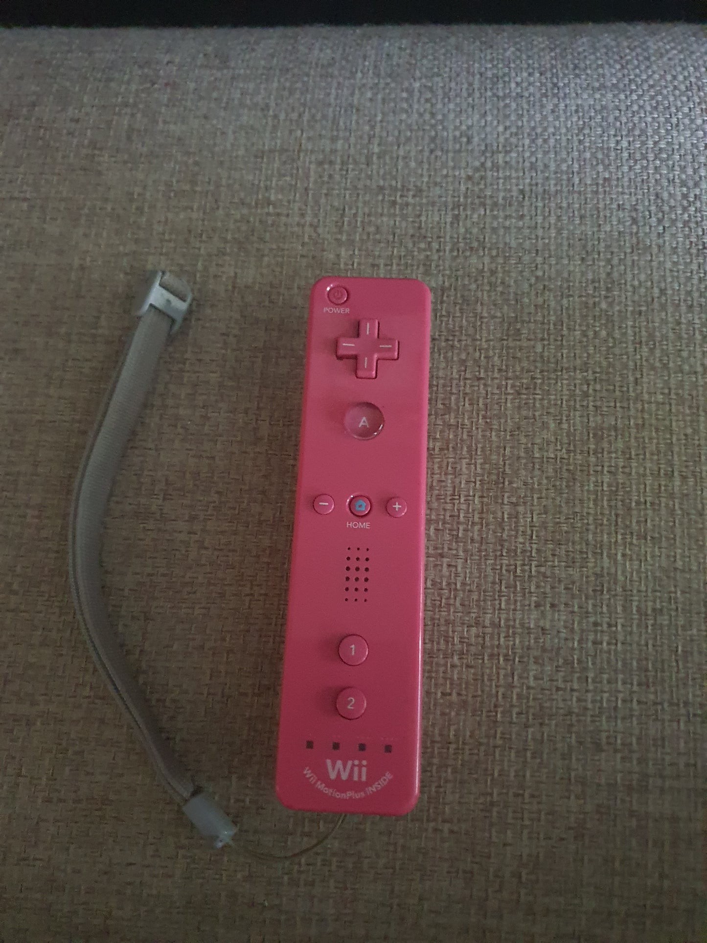 Official Wii Remote Nintendo Motion Plus Inside U OEM Controller Pink RVL-036