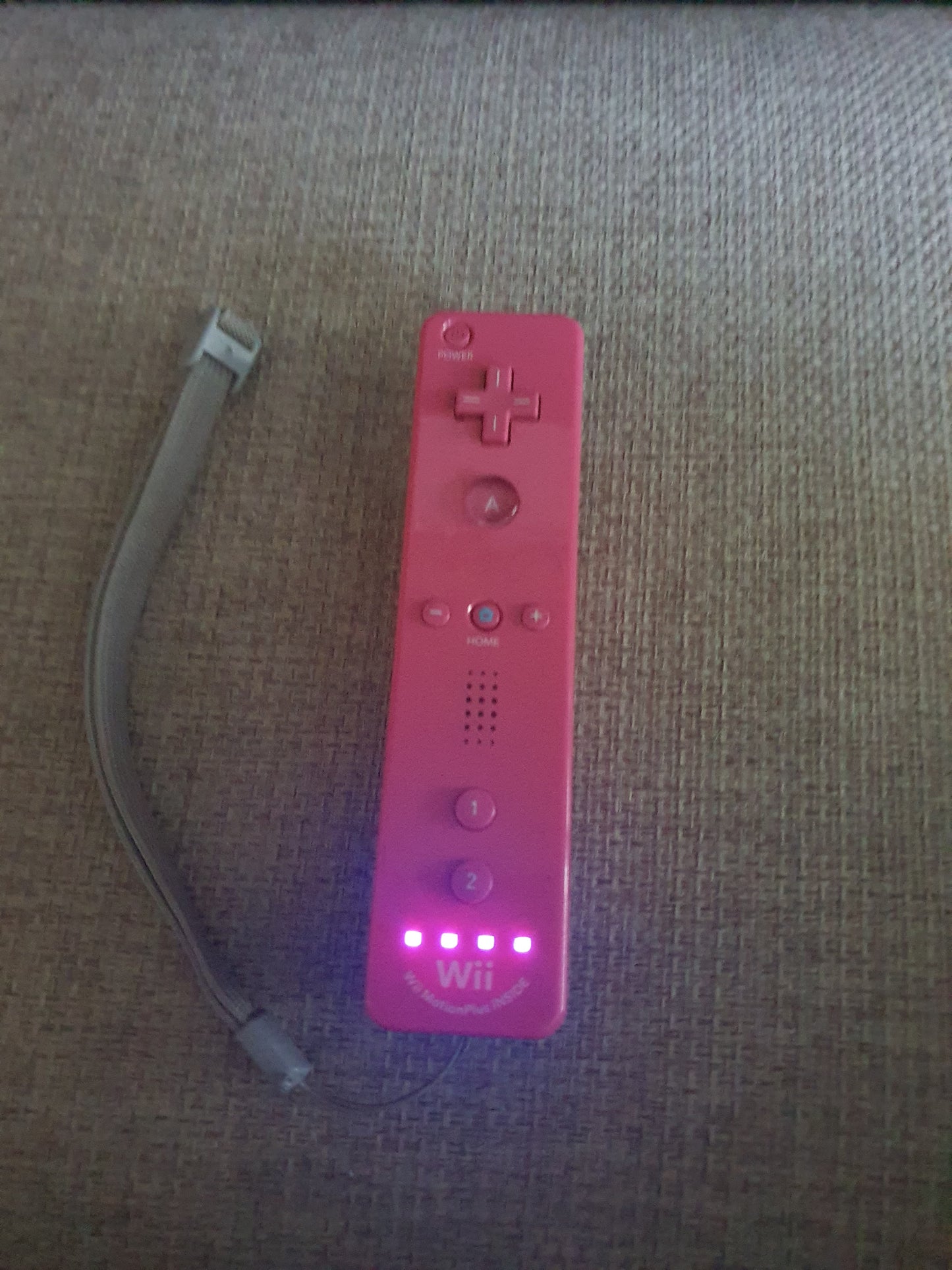 Official Wii Remote Nintendo Motion Plus Inside U OEM Controller Pink RVL-036