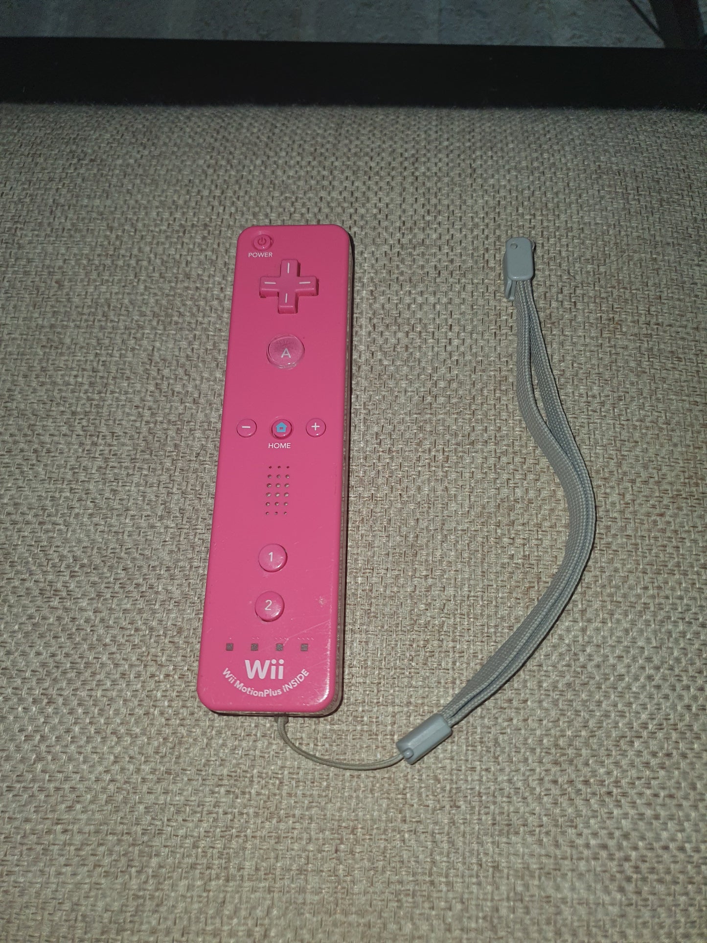 Official Wii Remote Nintendo Motion Plus Inside U OEM Controller Pink RVL-036