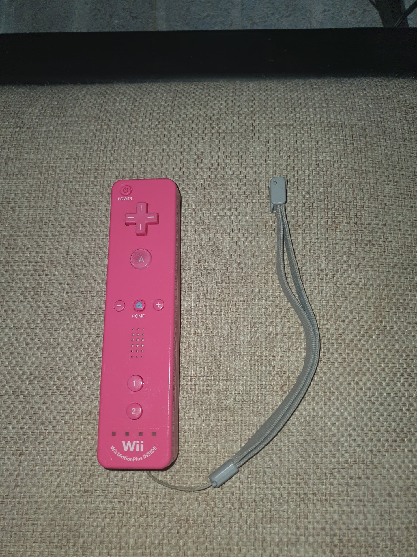 Official Wii Remote Nintendo Motion Plus Inside U OEM Controller Pink RVL-036