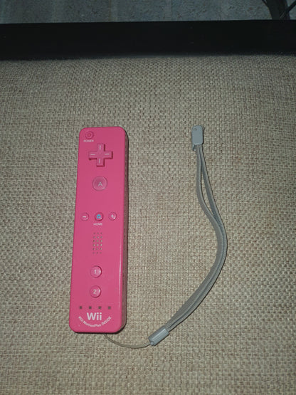 Official Wii Remote Nintendo Motion Plus Inside U OEM Controller Pink RVL-036