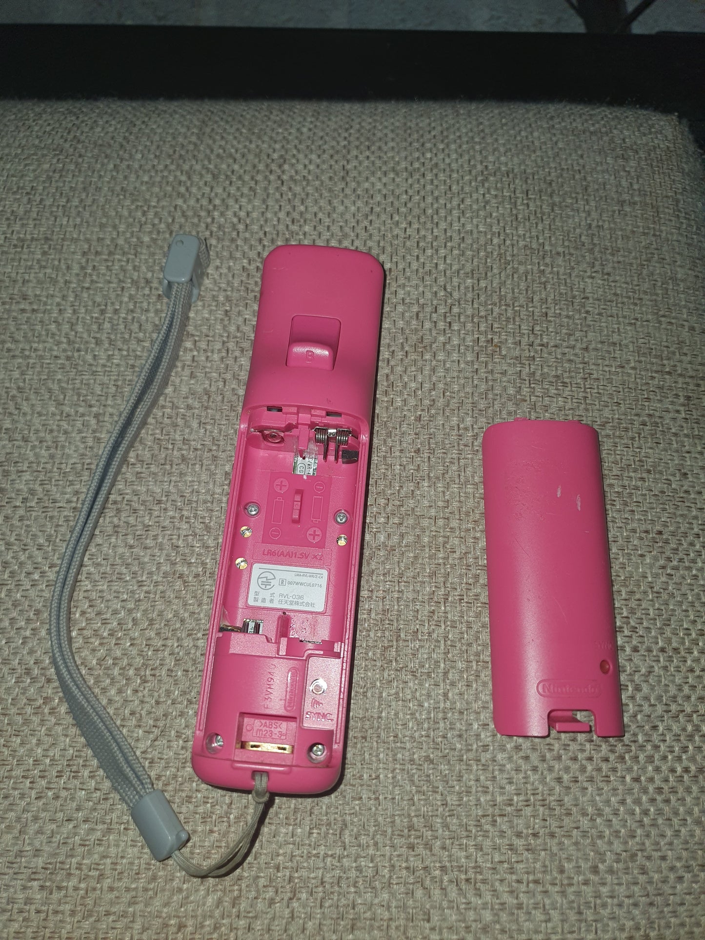 Official Wii Remote Nintendo Motion Plus Inside U OEM Controller Pink RVL-036