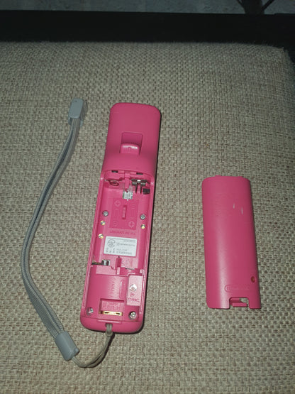 Official Wii Remote Nintendo Motion Plus Inside U OEM Controller Pink RVL-036