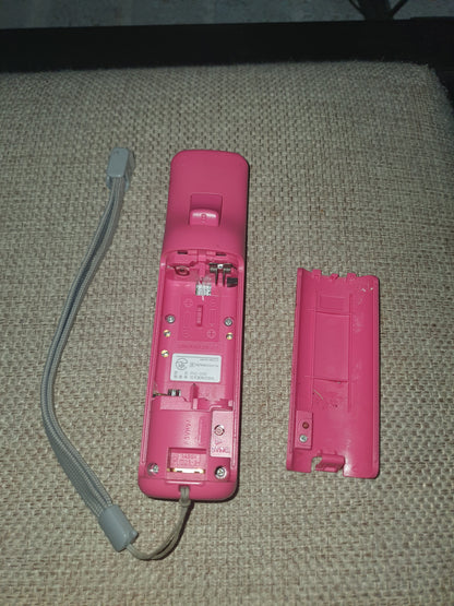 Official Wii Remote Nintendo Motion Plus Inside U OEM Controller Pink RVL-036