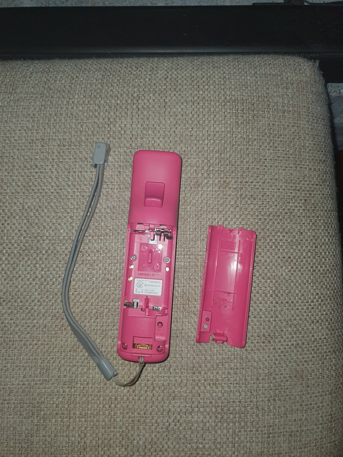 Official Wii Remote Nintendo Motion Plus Inside U OEM Controller Pink RVL-036
