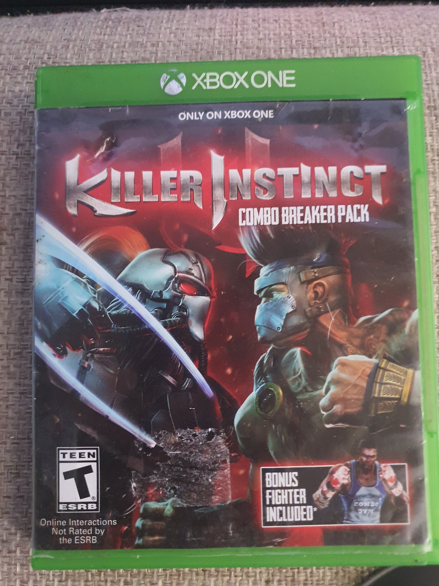 Killer Instinct: Combo Breaker Pack (Xbox One, 2014) Disk Near Mint Complete NM