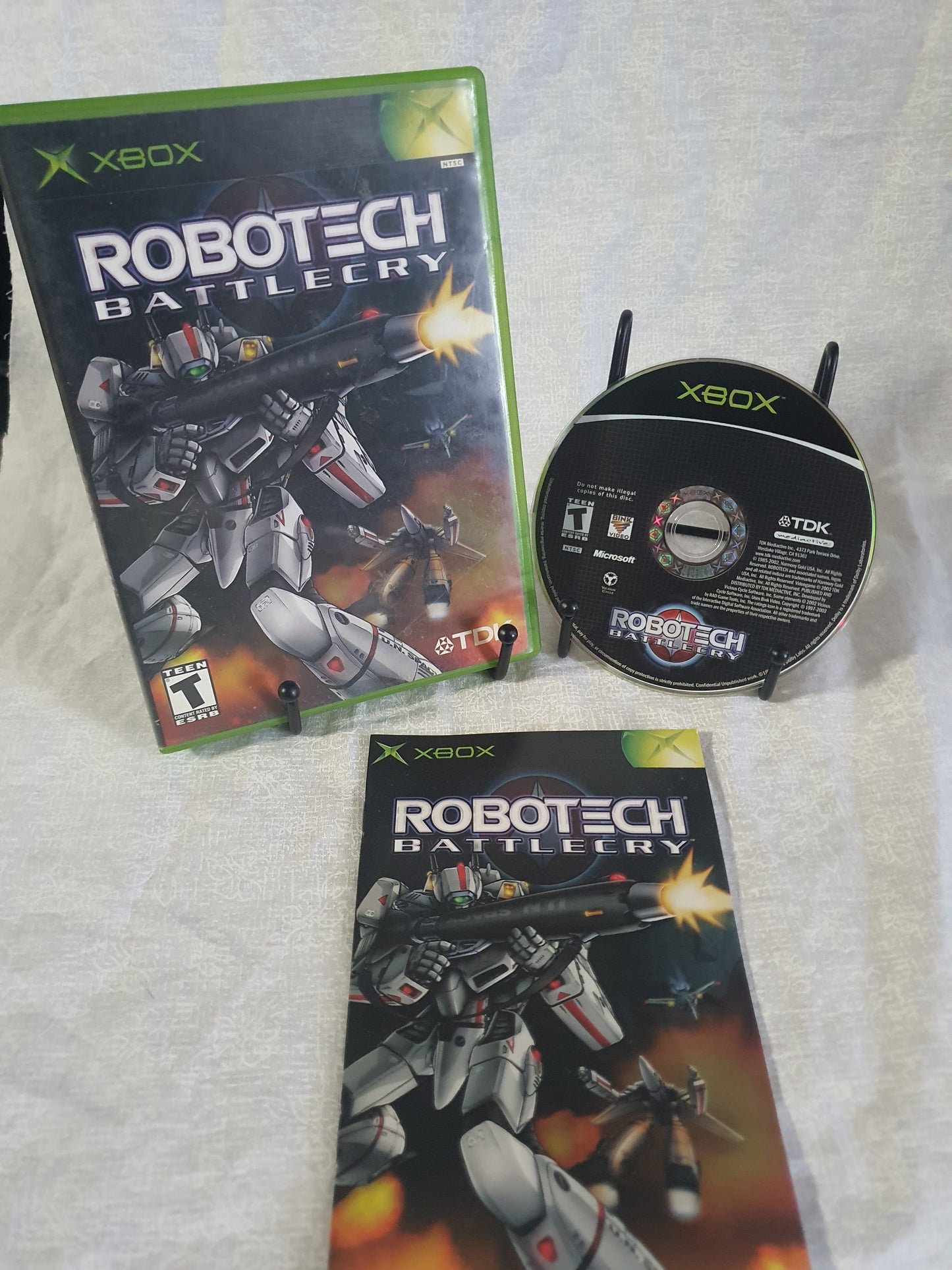 Robotech: Battlecry (Microsoft Xbox, 2002) Original Complete CIB Near Mint NM