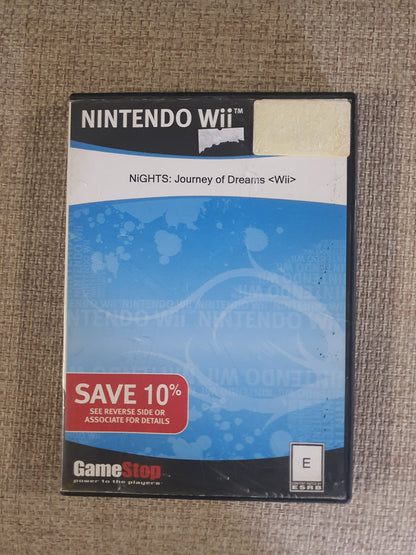 Nights: Journey of Dreams (Nintendo Wii, 2007) Tested Works Disc Manual Sega